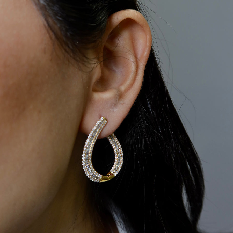 Blake Diamond Hoops