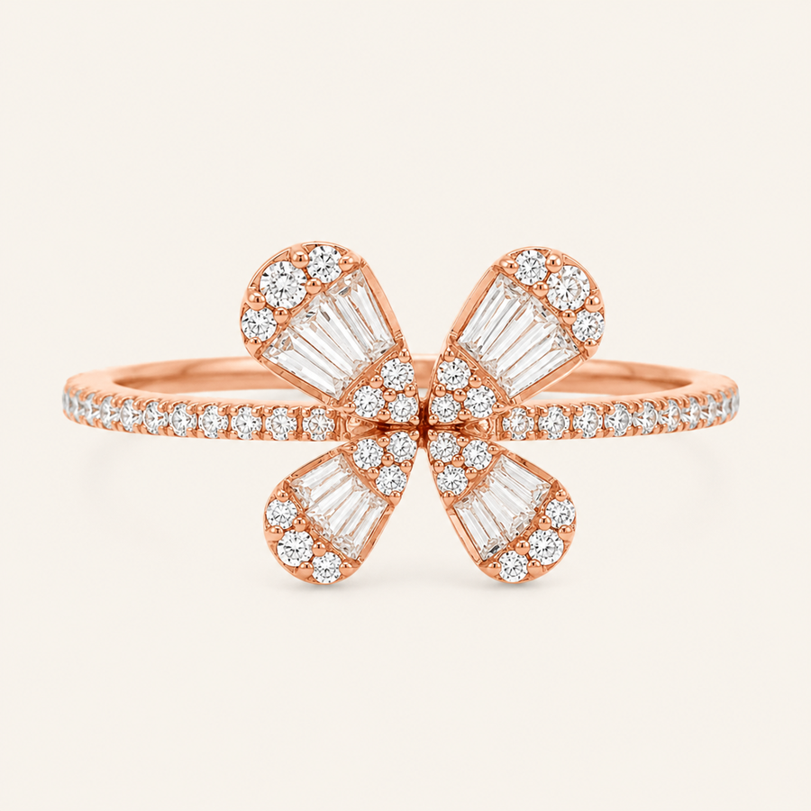 Abundance Butterfly Diamond Ring - Psylish
