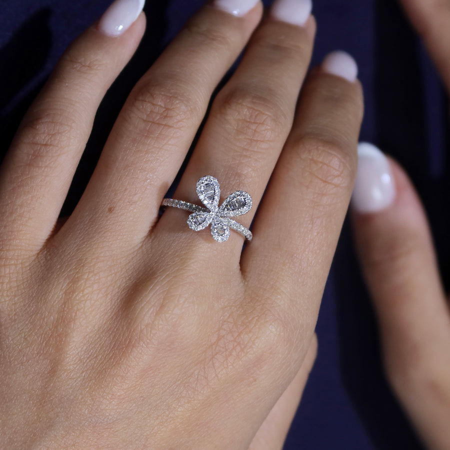 Nabi Butterfly Diamond Ring