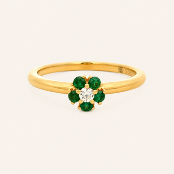 Blossom Emerald Ring - Psylish