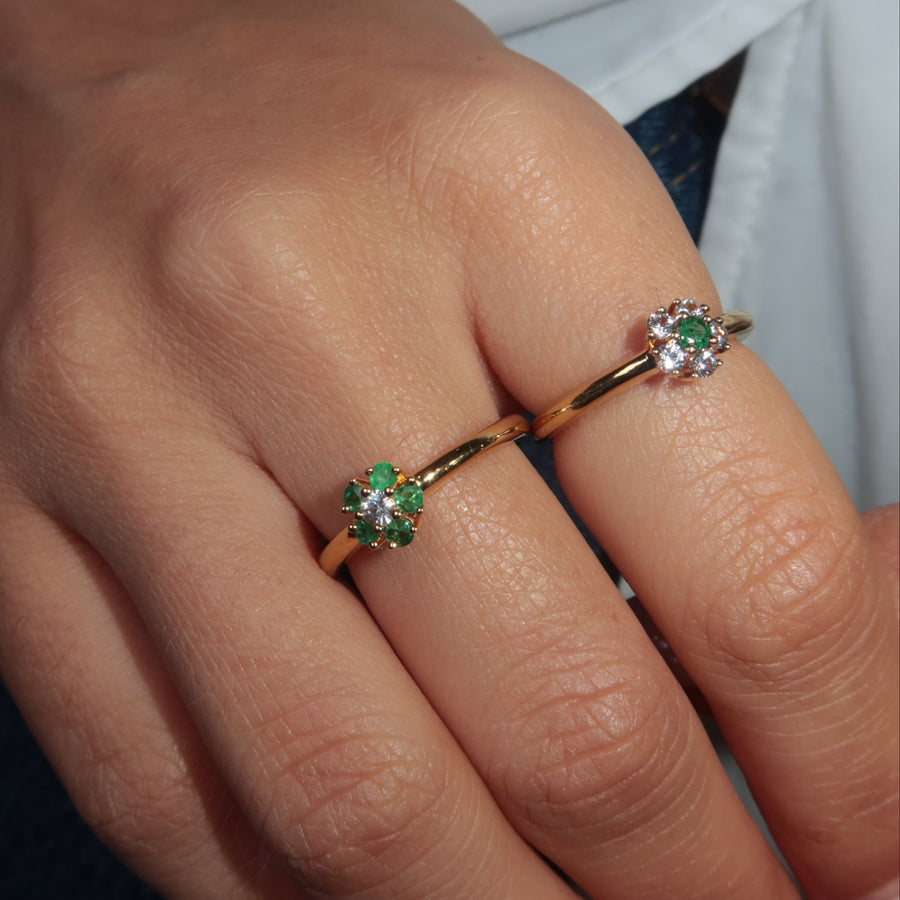 Blossom Emerald Ring - Psylish