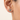 Blossom White Sapphire & Natural Zambian Emerald Studs - White