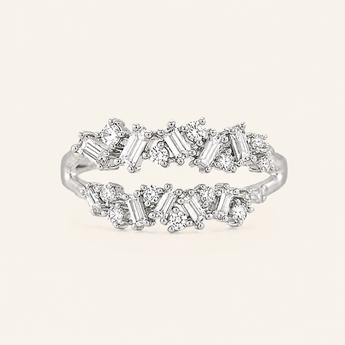 Double Baguette Diamond Ring - Psylish
