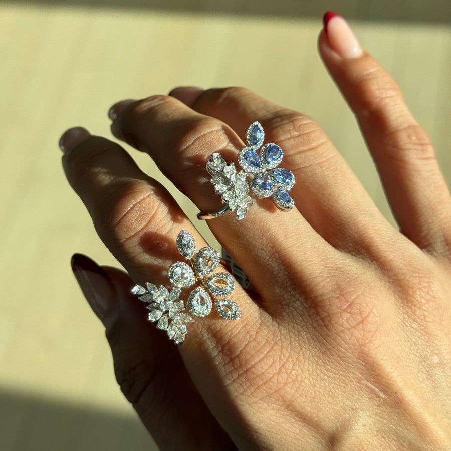 Elara Tanzanite Diamond Ring - Psylish