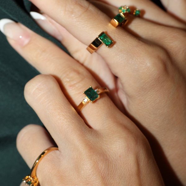 Lilo Emerald Ring