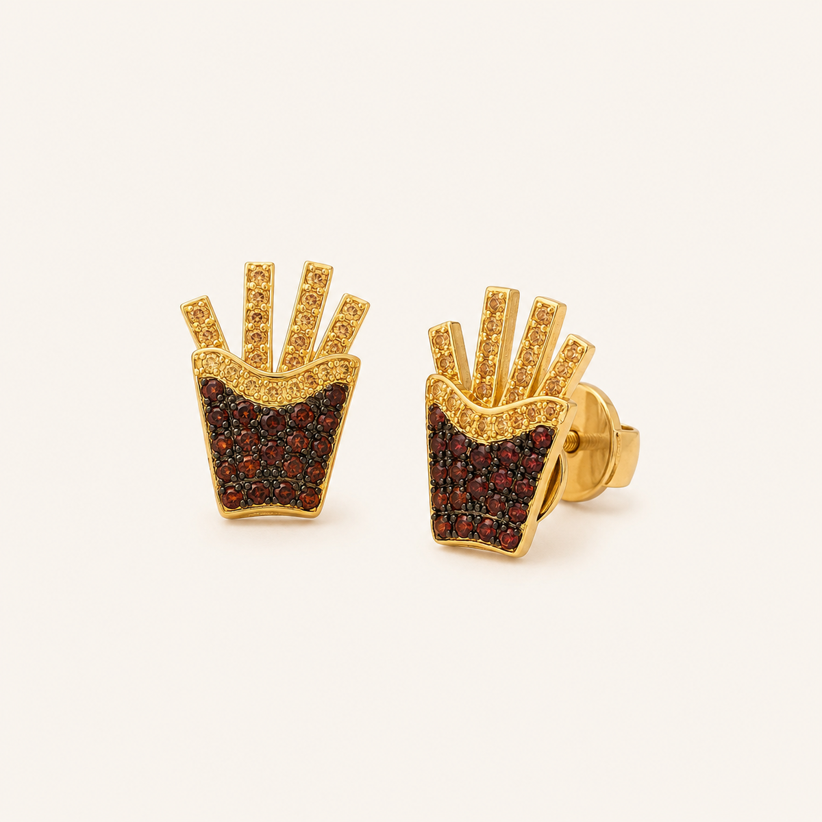 Fries Stud Earrings - Psylish