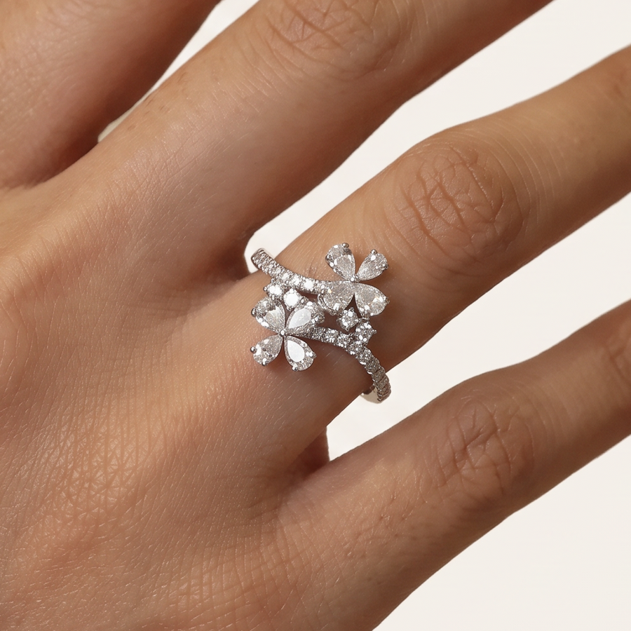 Gigi Diamond Ring On Hand
