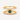 Gold Tichi Oura Ring Cap with an emerald evil eye and black spinel halo