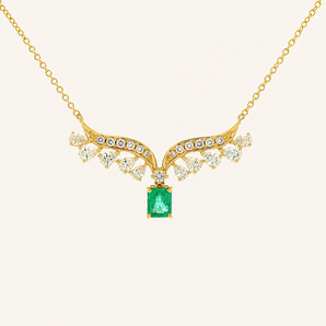 Holly Emerald Necklace - Psylish