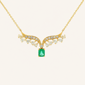 Holly Emerald Necklace - Psylish
