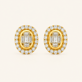 Ollie Diamond Studs - Psylish