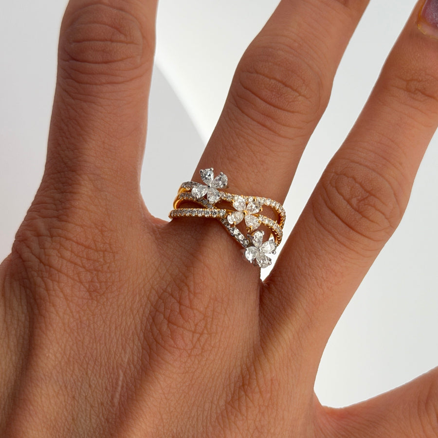 Lyla White Gold Diamond Ring