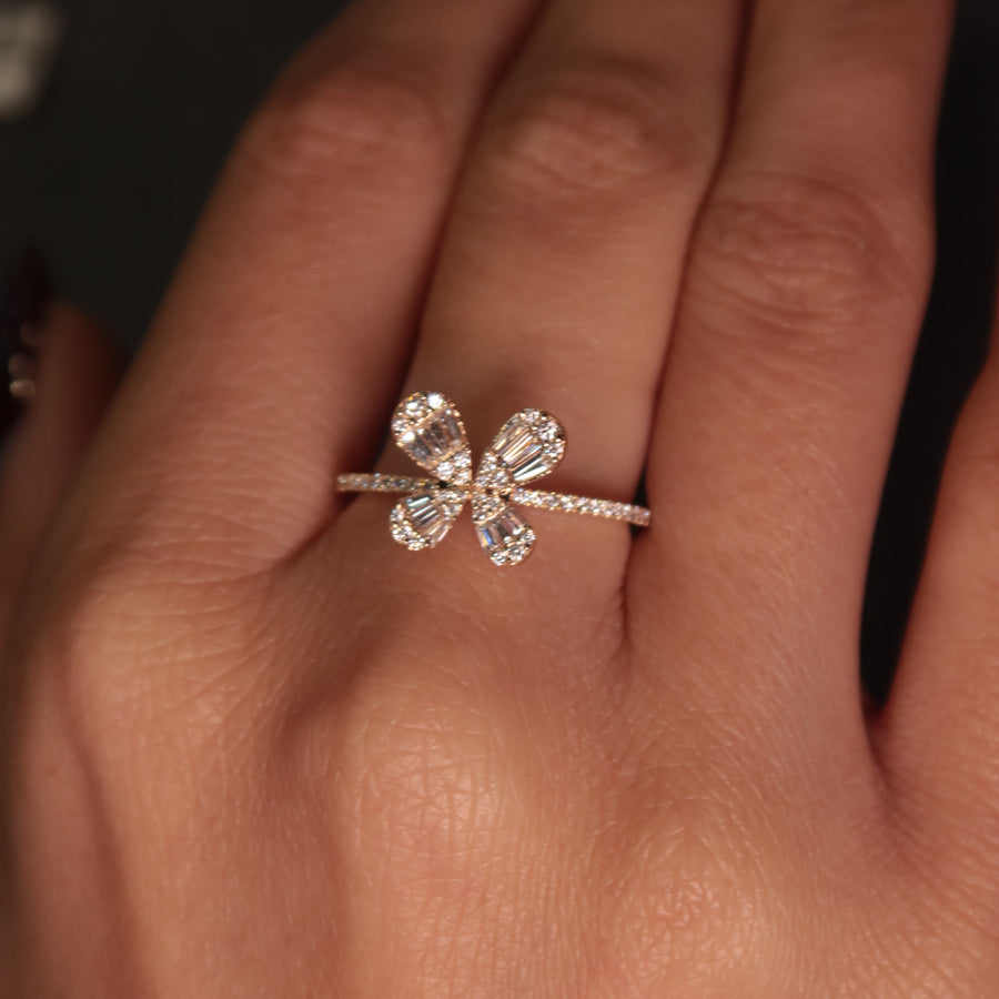 Abundance Butterfly Diamond Ring - Psylish