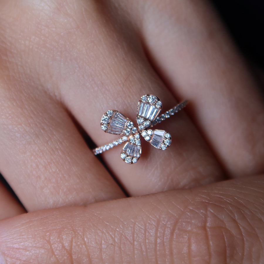 Abundance Butterfly Diamond Ring - Psylish