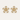 Izzy Fleur Diamond Stud Earrings - Psylish