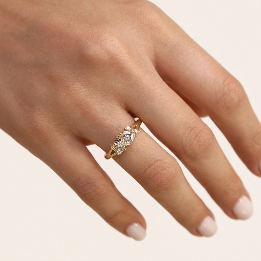 Kiaan Diamond Ring On Hand