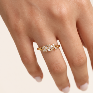 Kiaan Diamond Ring On Hand