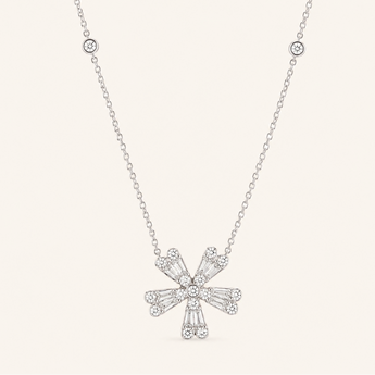 Lani Fleur Diamond Necklace - Psylish