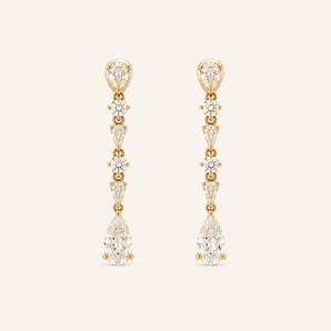 Maeve Diamond Earrings - Psylish