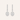 Miley Oval Drop Diamond Earrings - Psylish