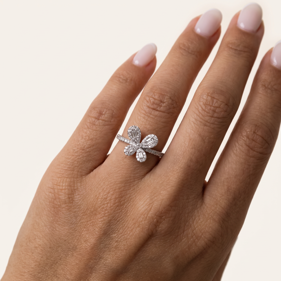 Nabi Butterfly Diamond Ring