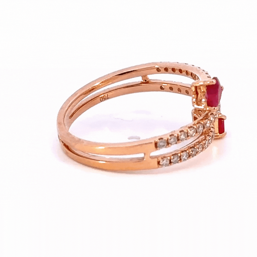 Aviva Ruby Ring - Psylish