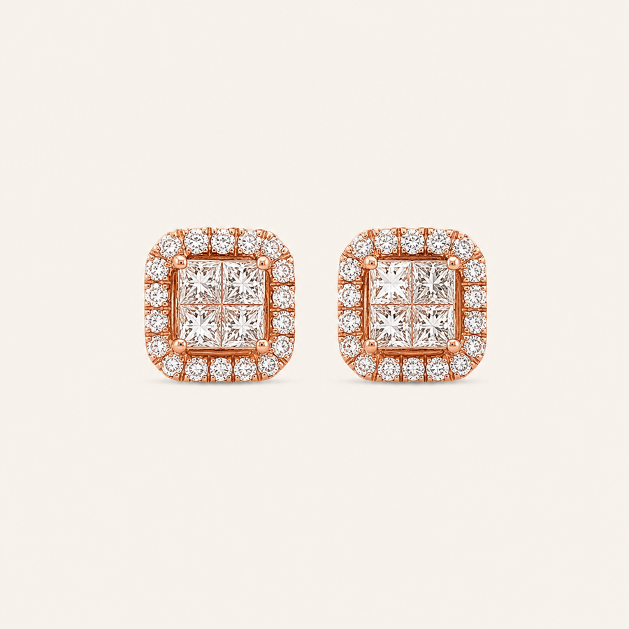 Prae Diamond Studs - Psylish