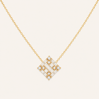 Princess Illusion Diamond Necklace - Psylish