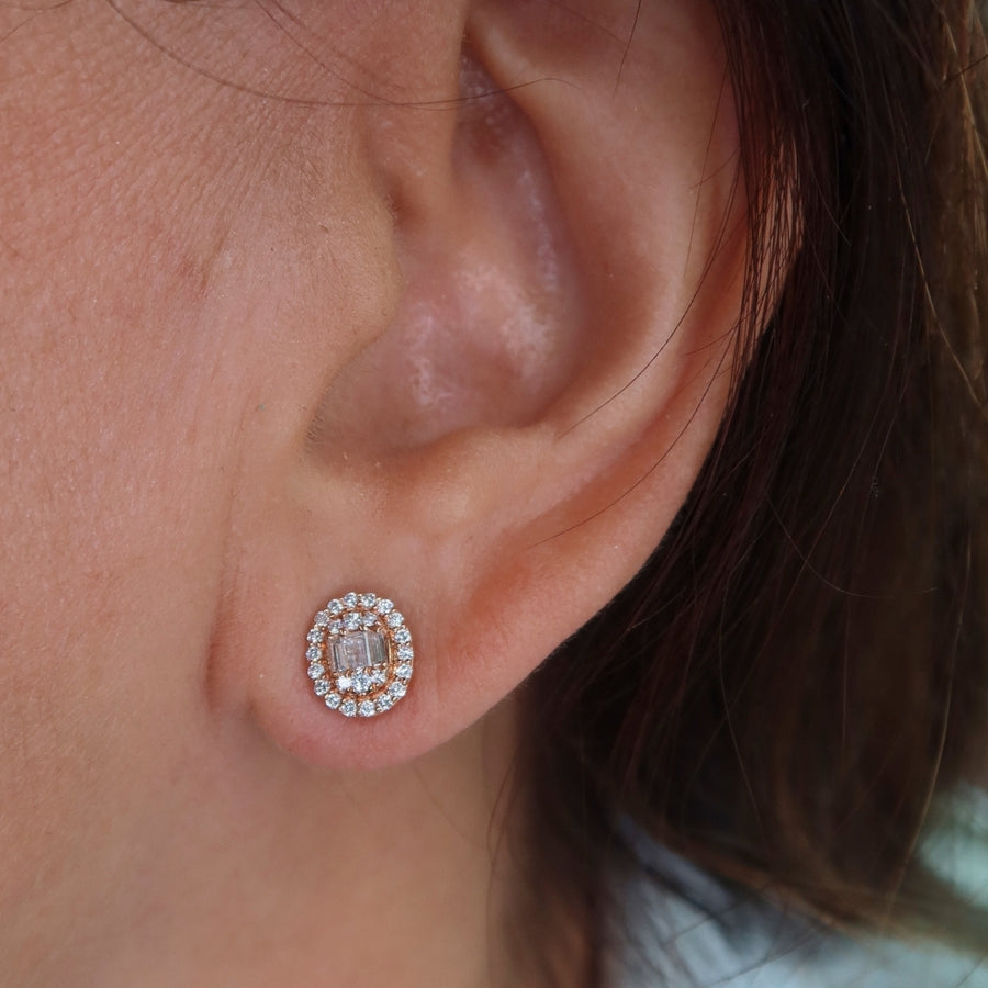 Ovo Diamond Earrings - Psylish