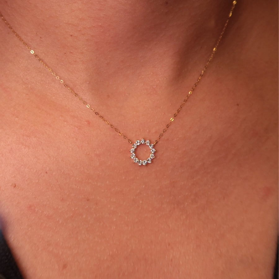 Circle of Life Diamond Necklace - Psylish