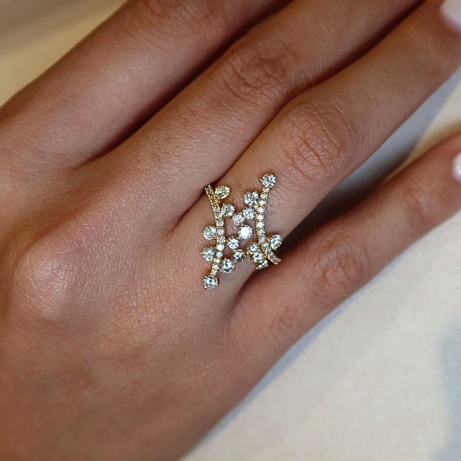 Leia Diamond Ring - Psylish