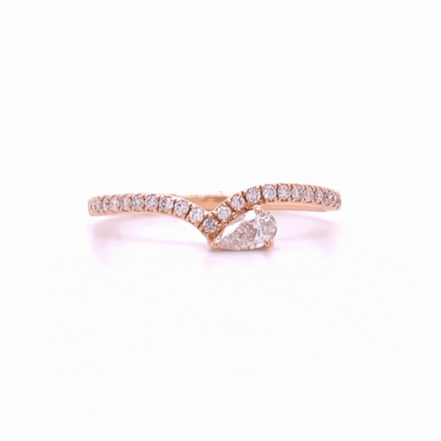 Drew Diamond Drop Ring - Psylish