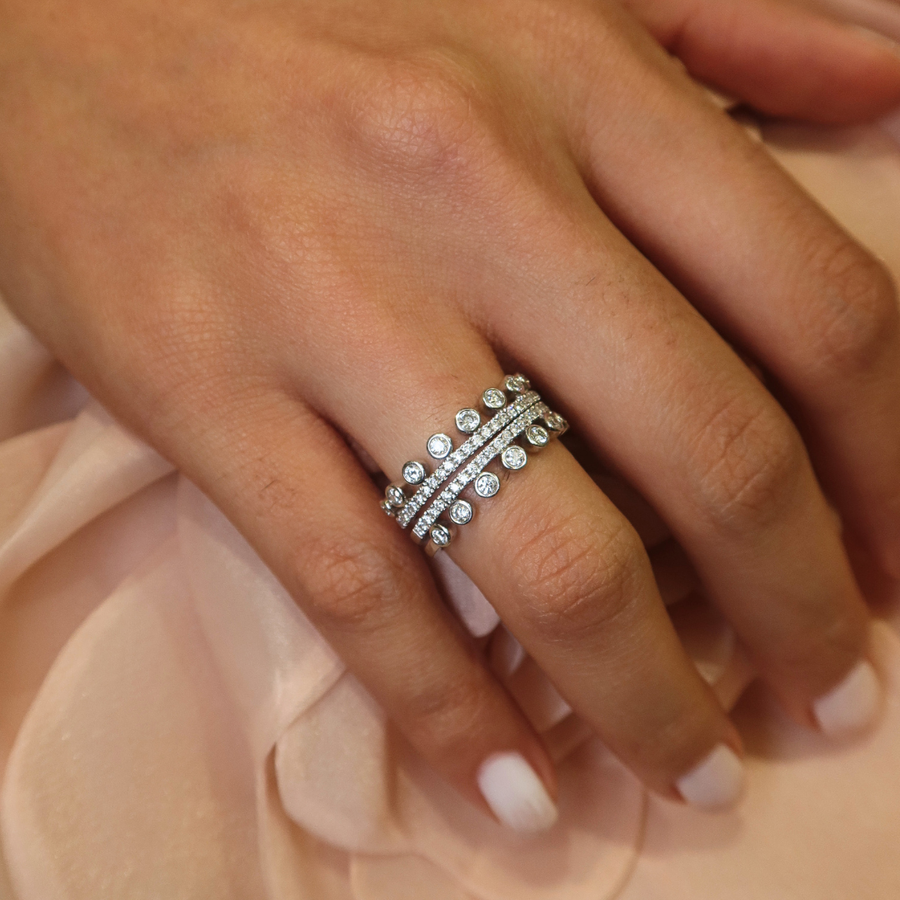 Sariah Diamond Ring - Psylish