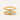 Soleil Tichi Oura Ring Cap in 18K yellow gold plating with a blue topaz evil eye and moissanite halo