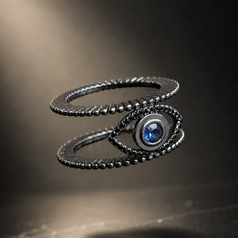 The Tichi Oura Ring Cap — Noir - Psylish