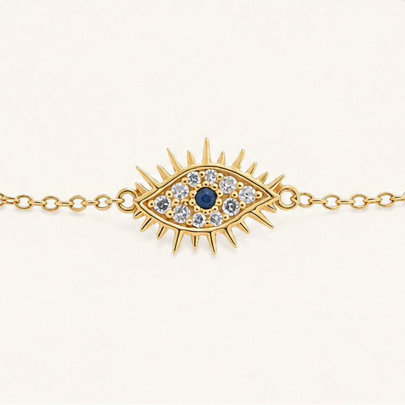 Tichi 'Evil Eye' Bleu Bracelet - Psylish