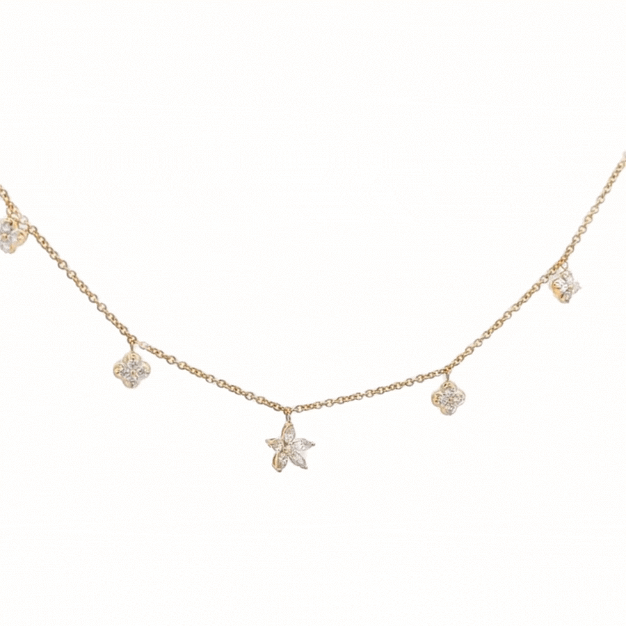 Cleo Diamond Necklace - Psylish