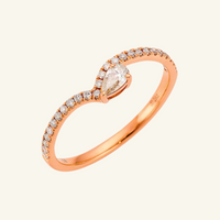 Drew Diamond Drop Ring