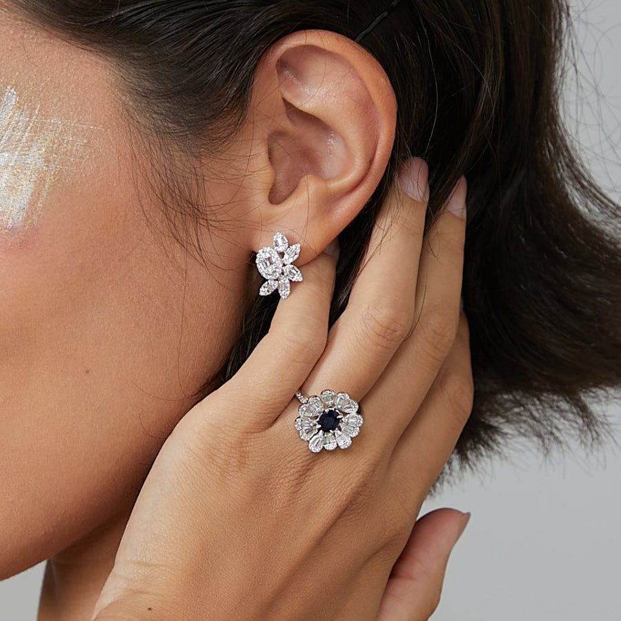 Lizz Diamond Earrings - Psylish