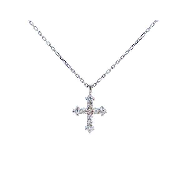 Grace Cross White Necklace - Psylish