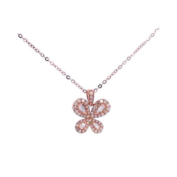 Nabi Rose Diamond Necklace