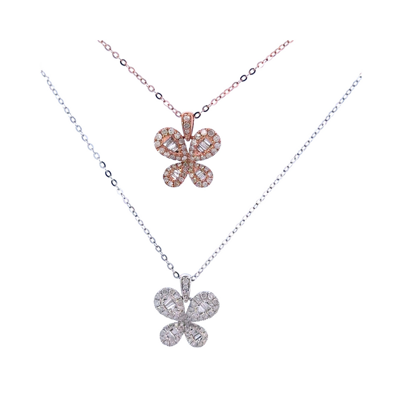 Nabi Rose Diamond Necklace