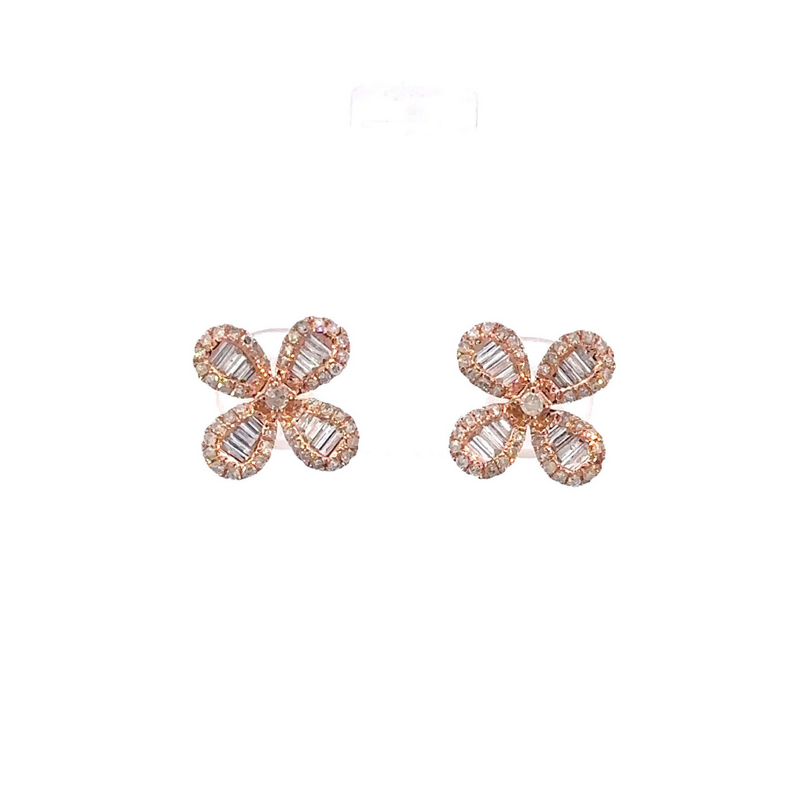 Floro Rose Stud Earrings