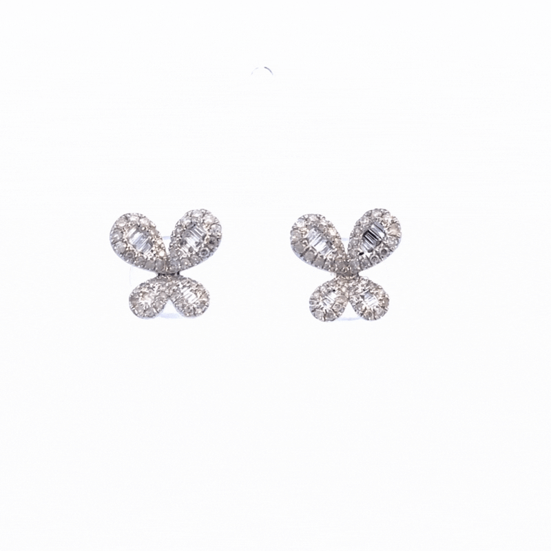 Nabi White Gold Earring Studs