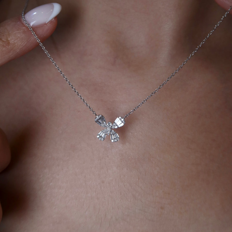 Fiori Butterfly Diamond Necklace