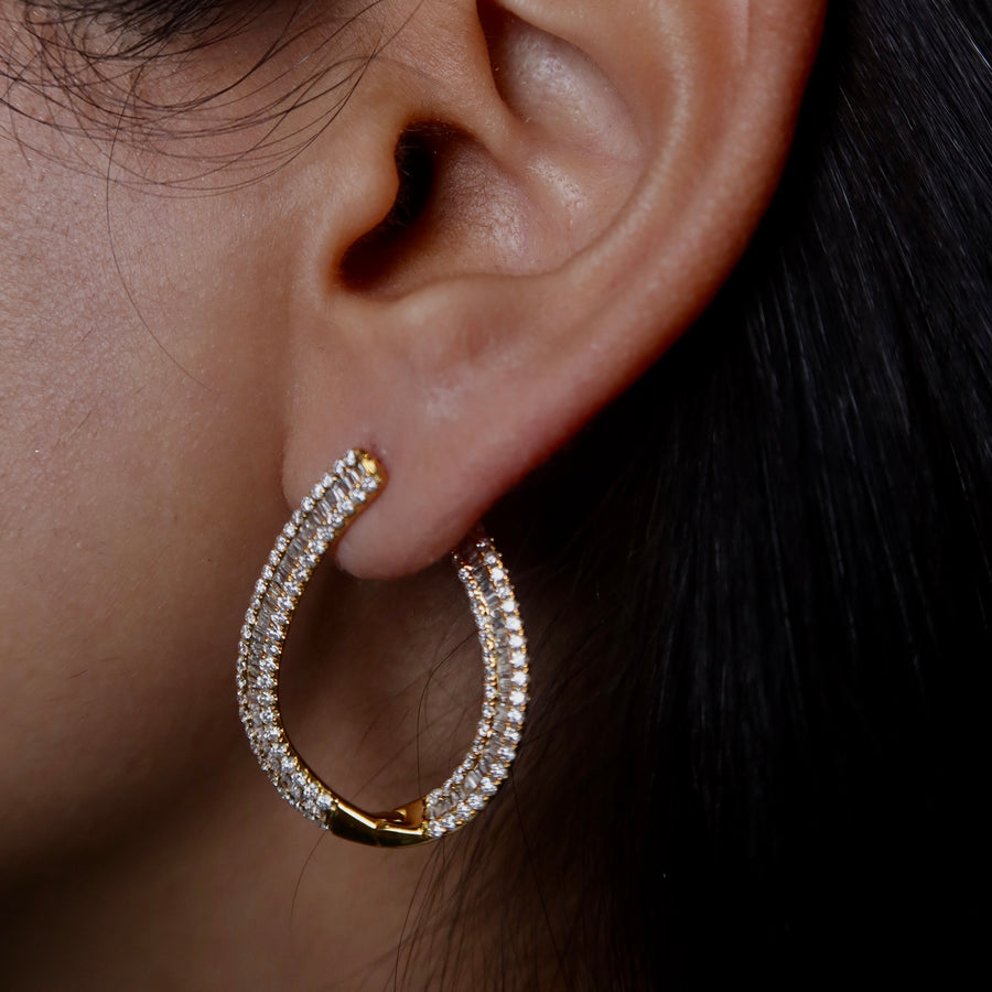 Blake Diamond Hoops