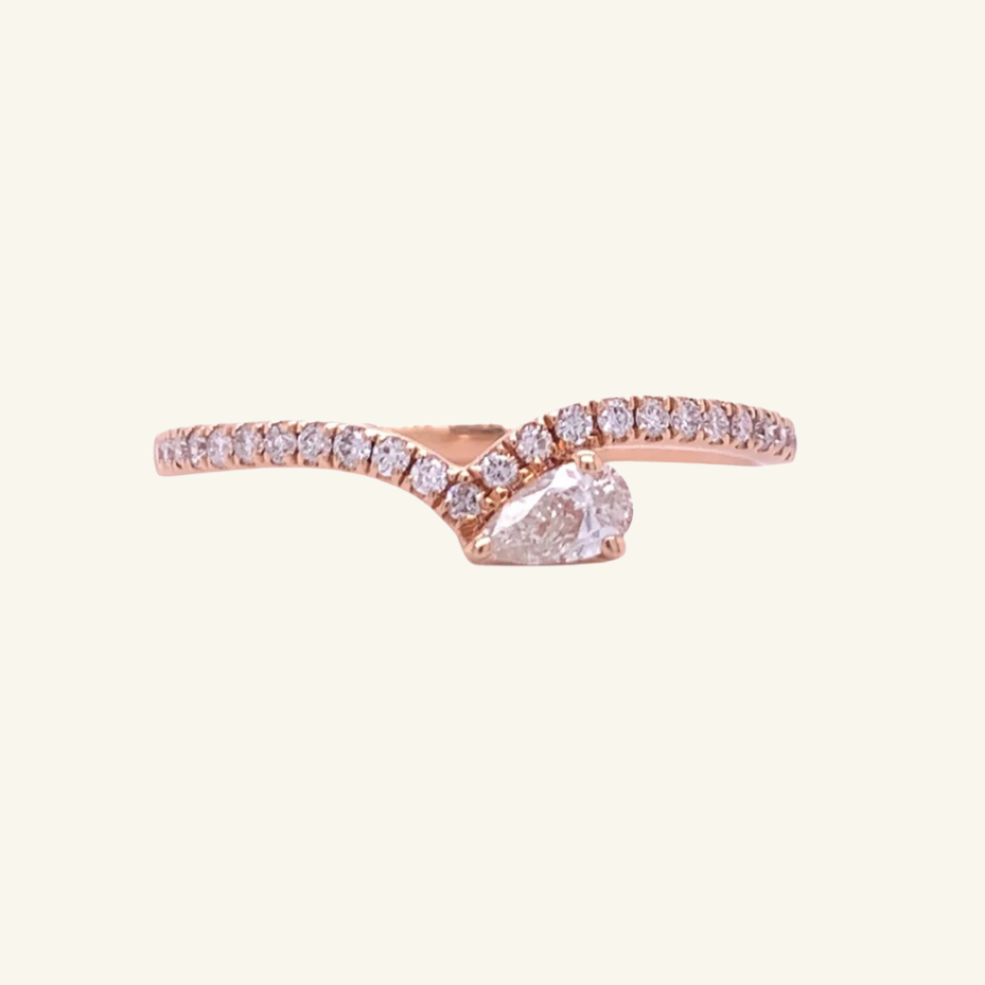 Drew Diamond Drop Ring - Psylish