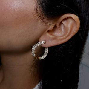 Blake Diamond Hoops