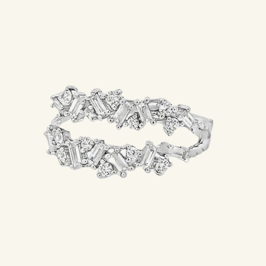 Double Baguette Diamond Ring - Psylish