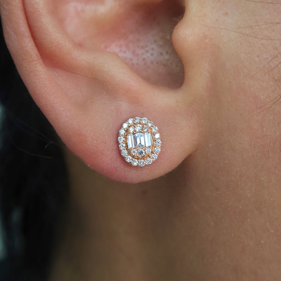 Ovo Diamond Earrings - Psylish